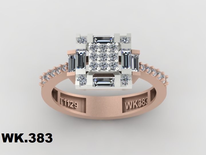 انگشتر زنانه کد :W.K.R  383