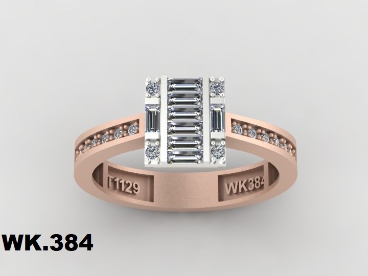 انگشتر زنانه کد :W.K.R  384