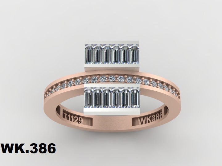 انگشتر زنانه کد :W.K.R  386