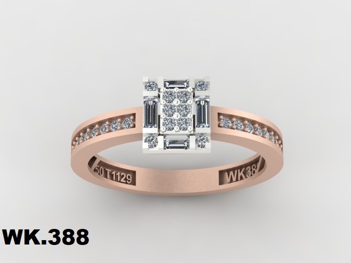 انگشتر زنانه کد :W.K.R  388