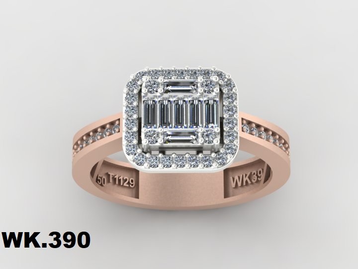 انگشتر زنانه کد :W.K.R  390