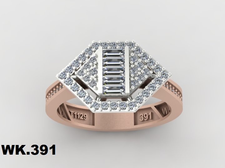 انگشتر زنانه کد :W.K.R  391