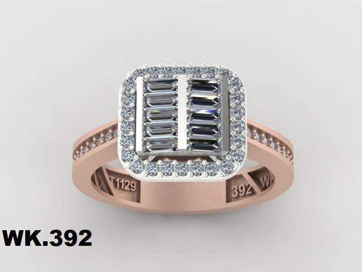 انگشتر زنانه کد :W.K.R  392