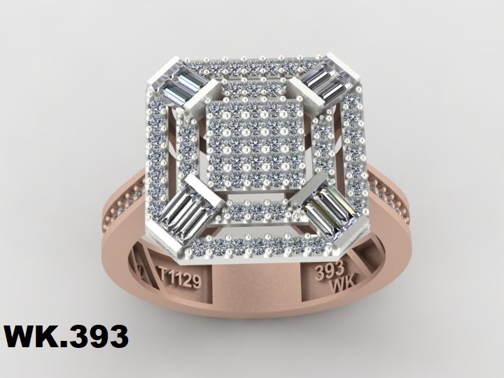 انگشتر زنانه کد :W.K.R  393