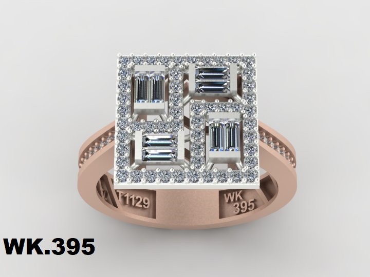 انگشتر زنانه کد :W.K.R  395