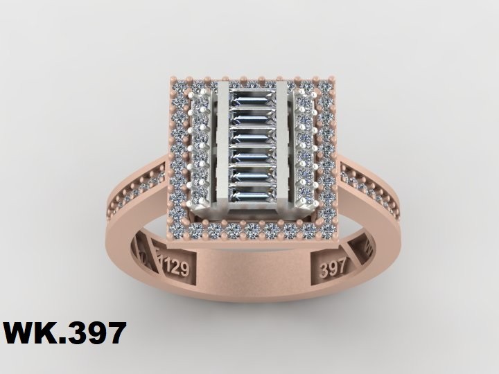 انگشتر زنانه کد :W.K.R  397
