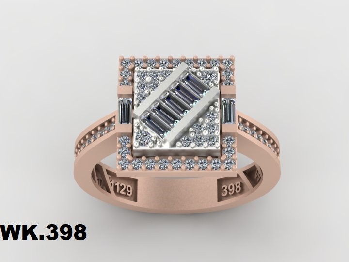 انگشتر زنانه کد :W.K.R  398