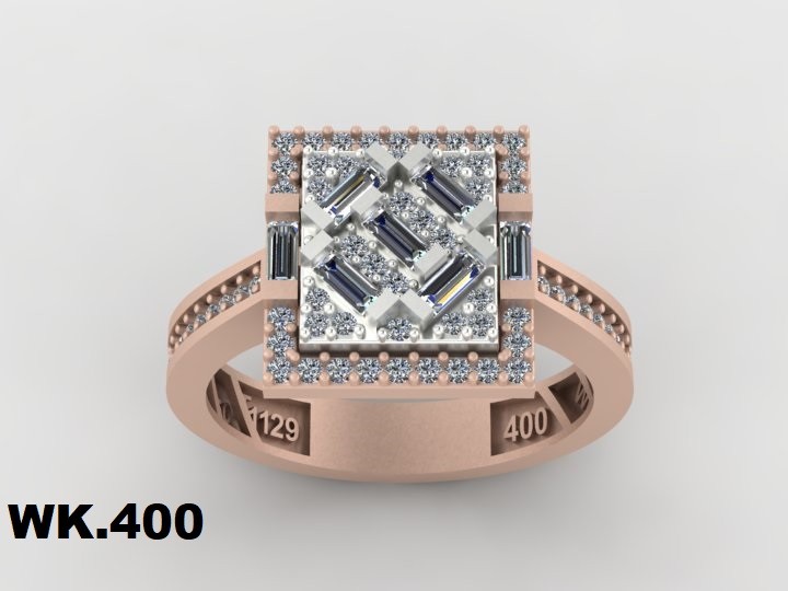 انگشتر زنانه کد :W.K.R  400