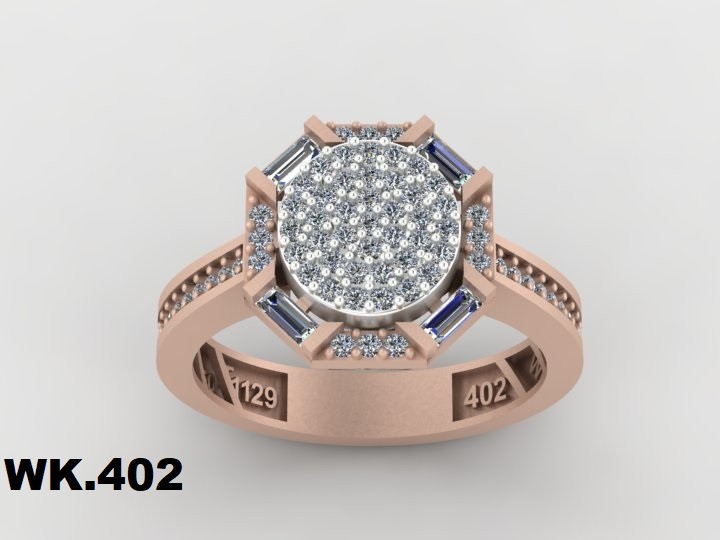انگشتر زنانه کد :W.K.R  402