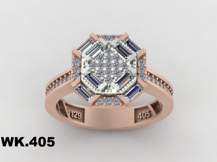 انگشتر زنانه کد :W.K.R  405