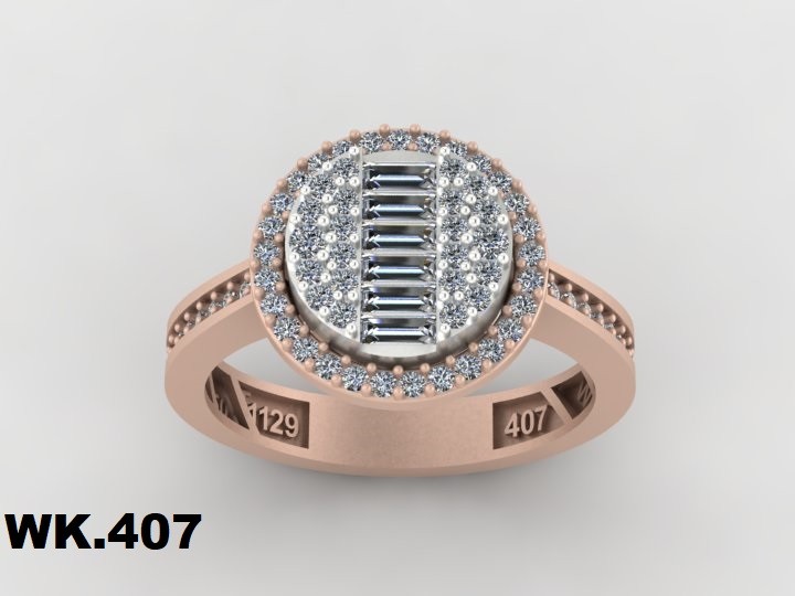 انگشتر زنانه کد :W.K.R  407