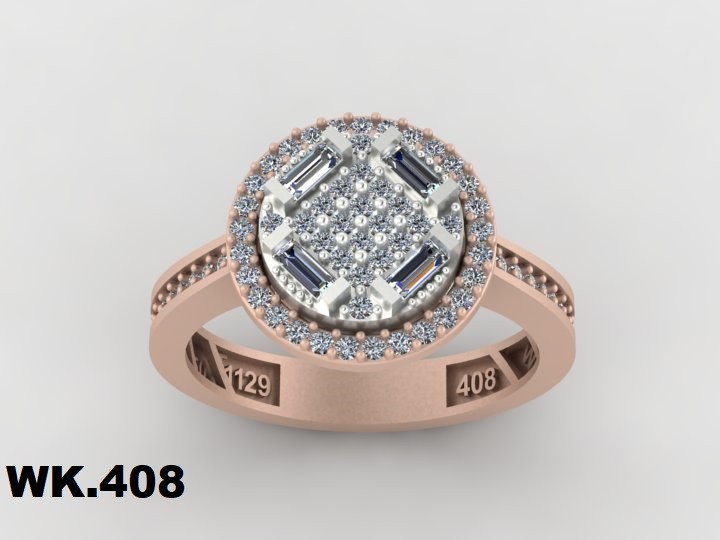 انگشتر زنانه کد :W.K.R  408