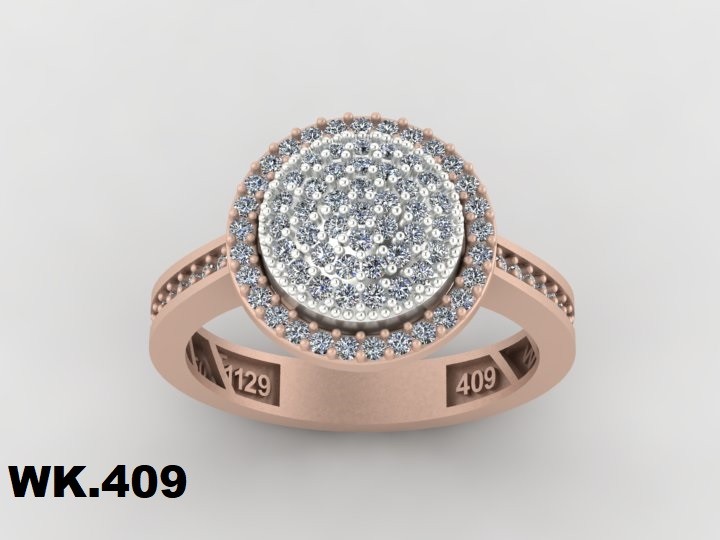 انگشتر زنانه کد :W.K.R  409