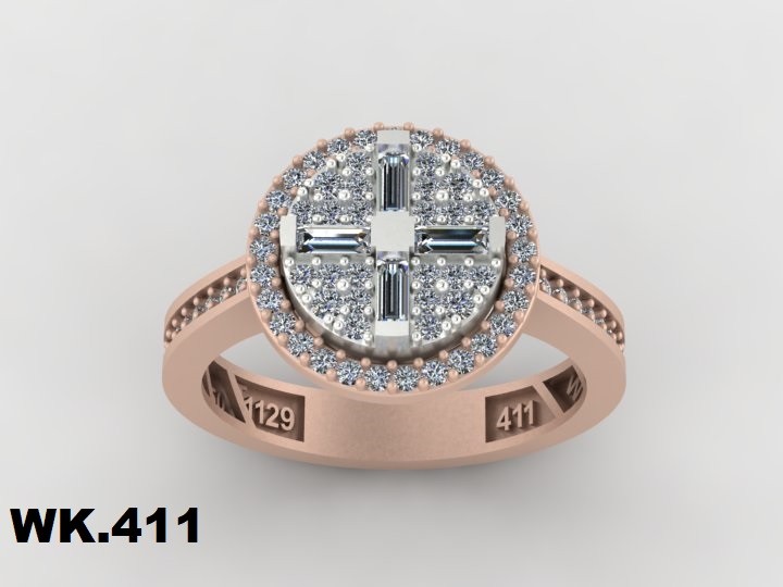 انگشتر زنانه کد :W.K.R  411