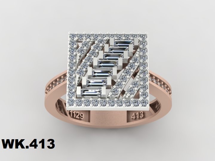 انگشتر زنانه کد :W.K.R  413