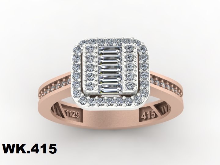 انگشتر زنانه کد :W.K.R  415