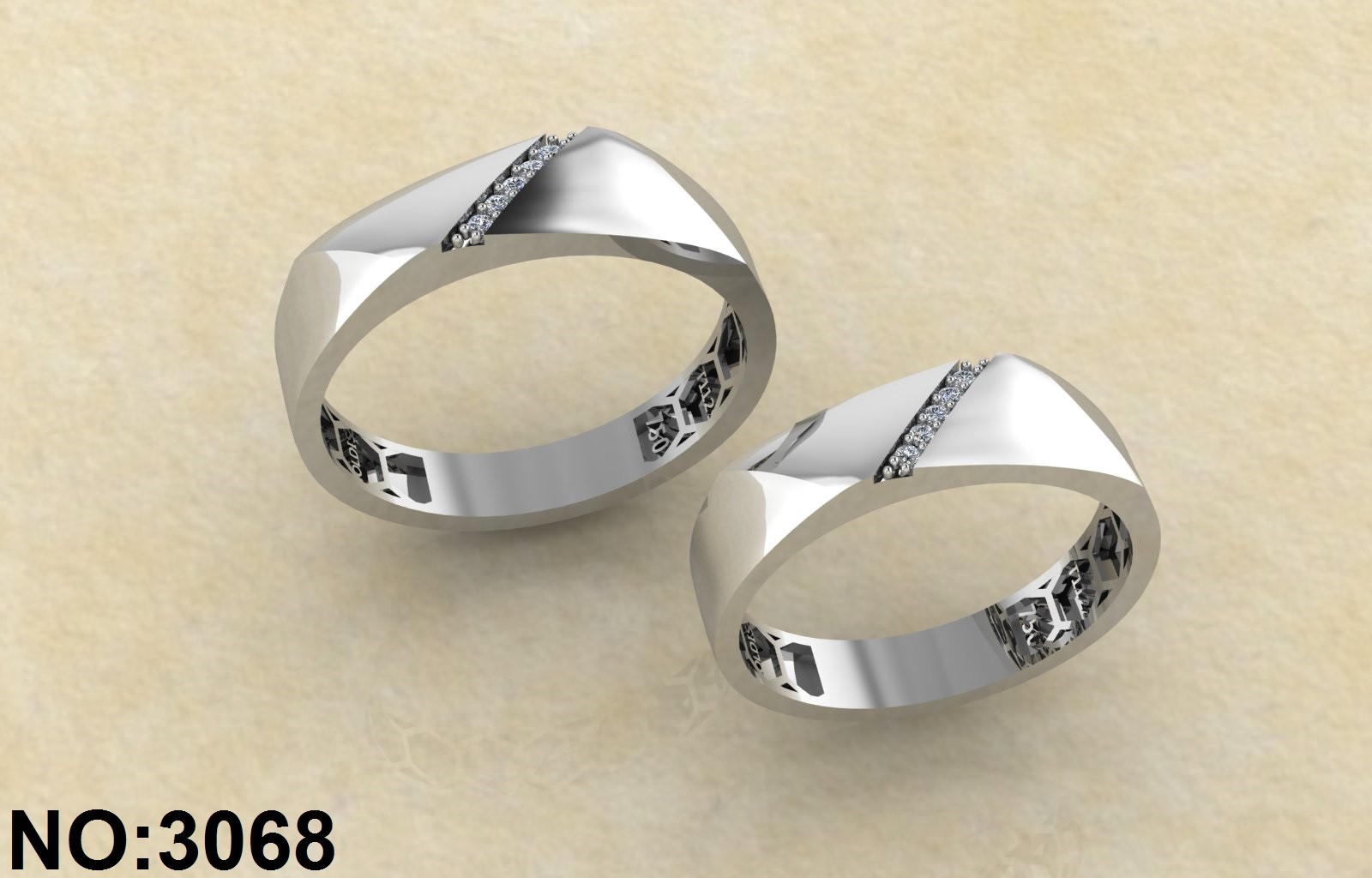 حلقه ازدواج کد 3068