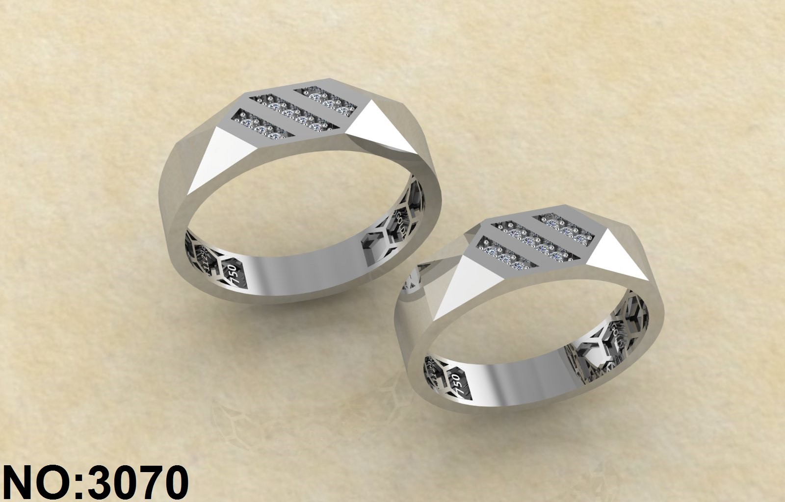 حلقه ازدواج کد 3070