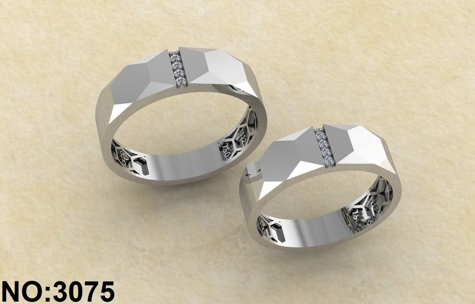 حلقه ازدواج کد 3075