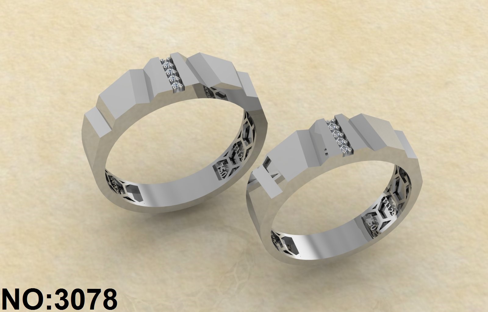 حلقه ازدواج کد 3078