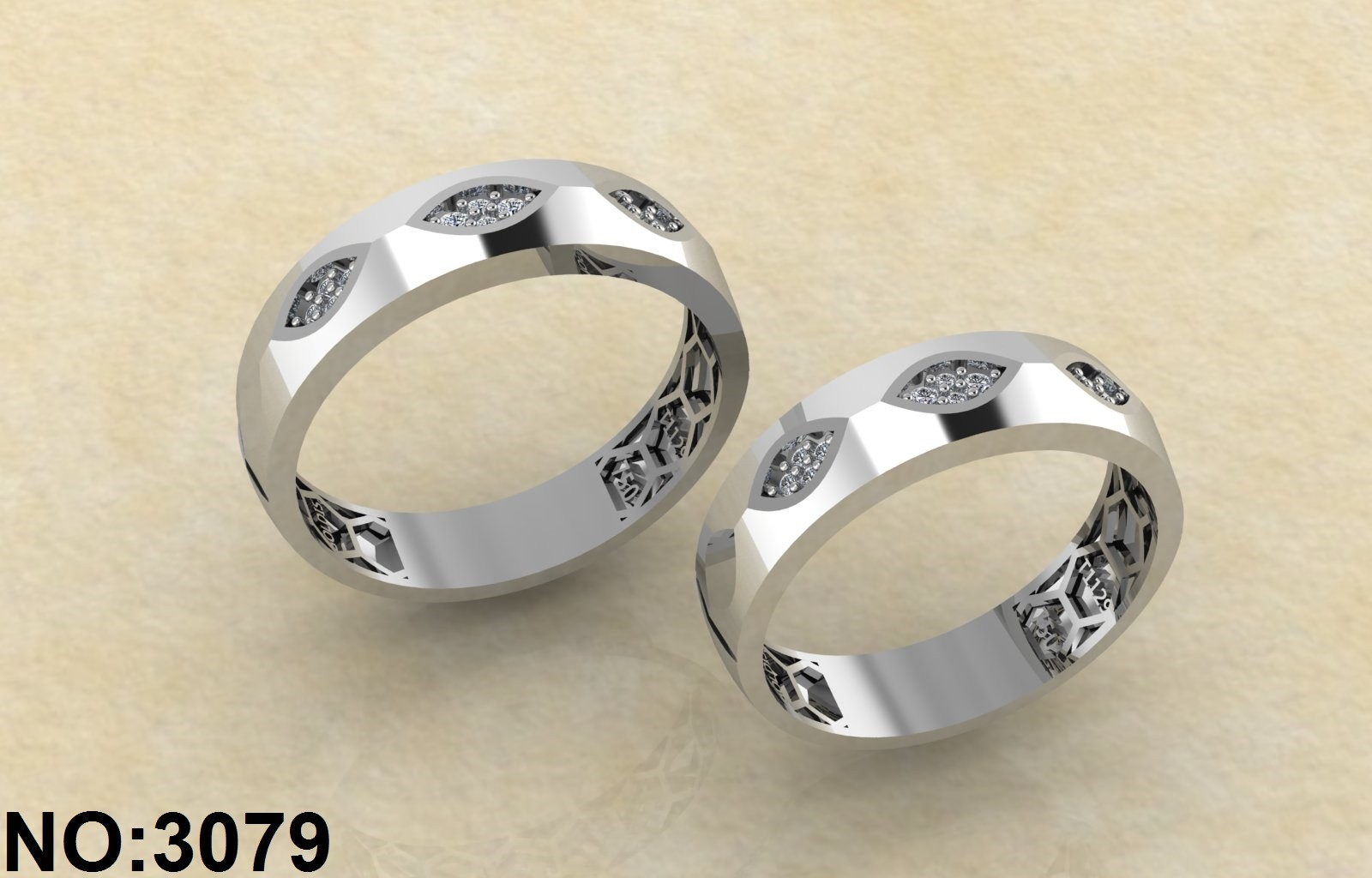 حلقه ازدواج کد 3079