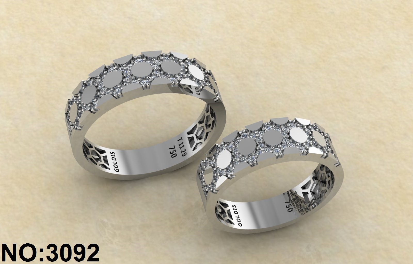 حلقه ازدواج کد 3092