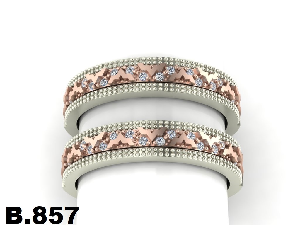 حلقه ازدواج کد B 857