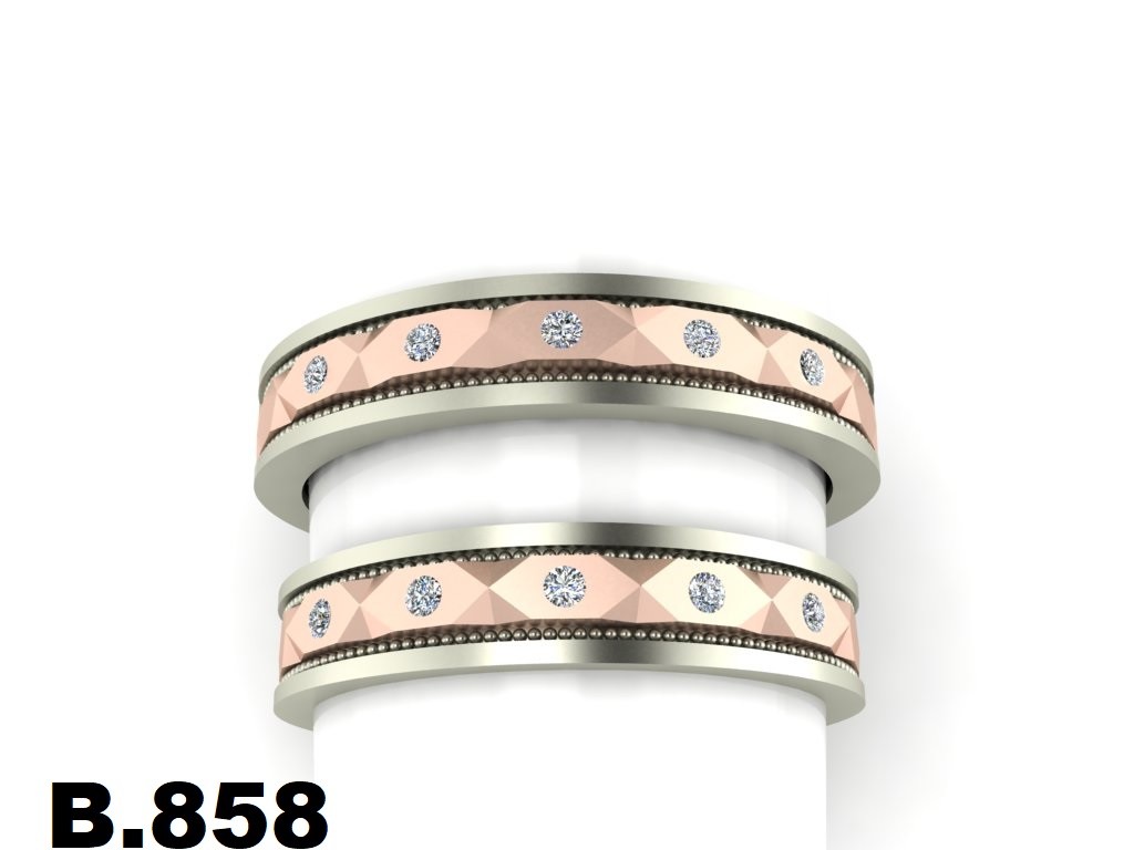 حلقه ازدواج کد B 858