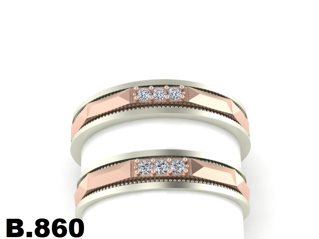 حلقه ازدواج کد B 860
