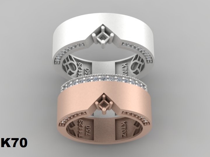 حلقه ازدواج کد: MK70