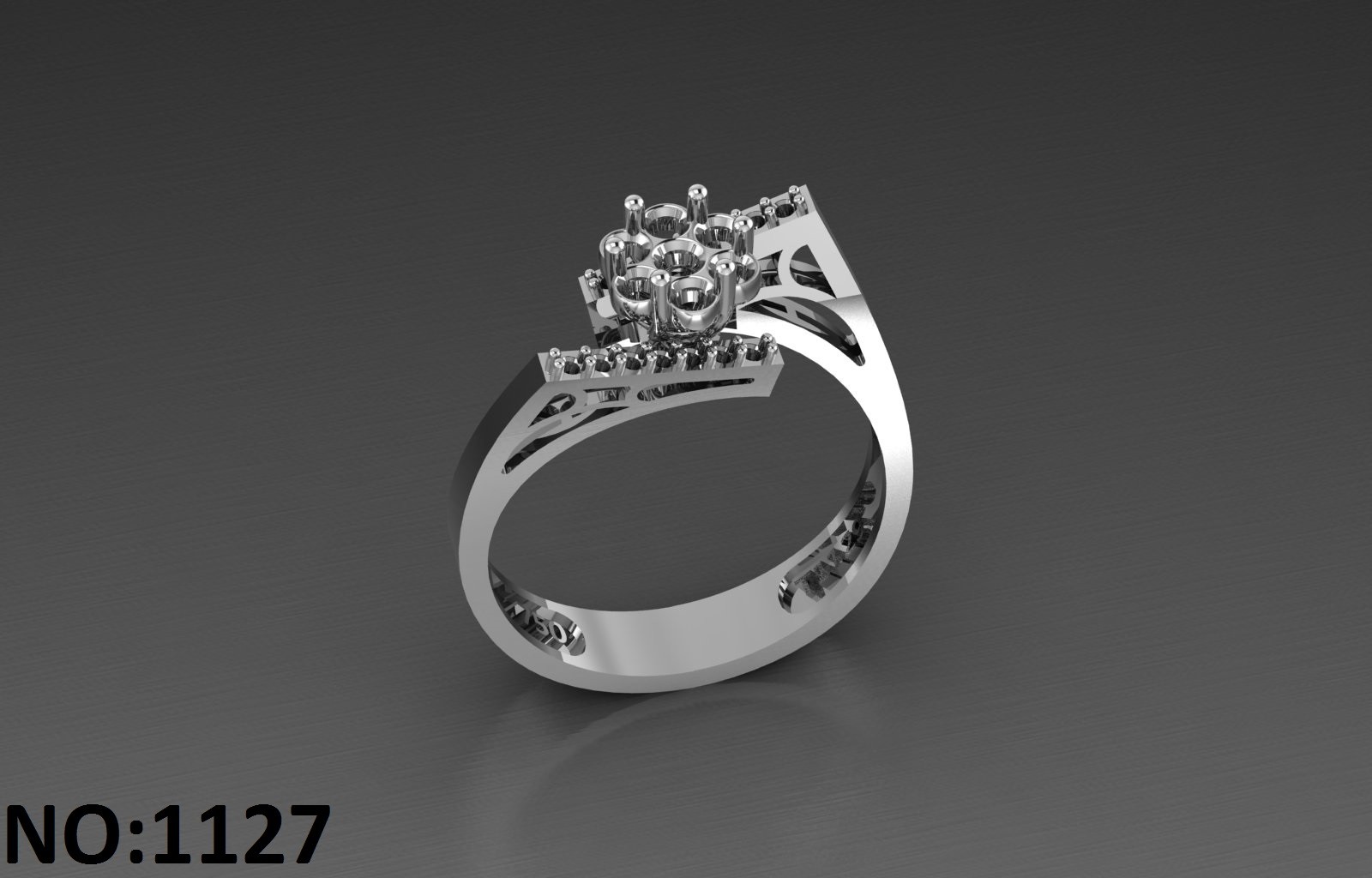 انگشتر زنانه کد 1124 - 1129